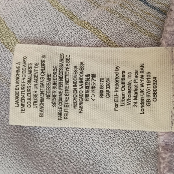 Free People Clear Skies Cold Shoulder Tunic/Dress In Lilac Floral - Picture 8 of 8